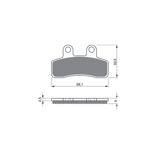 Brzdové obloženie GOLDFREN 250 AD