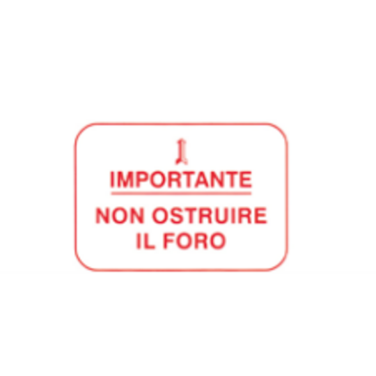 Štítok RMS 142721230 červené