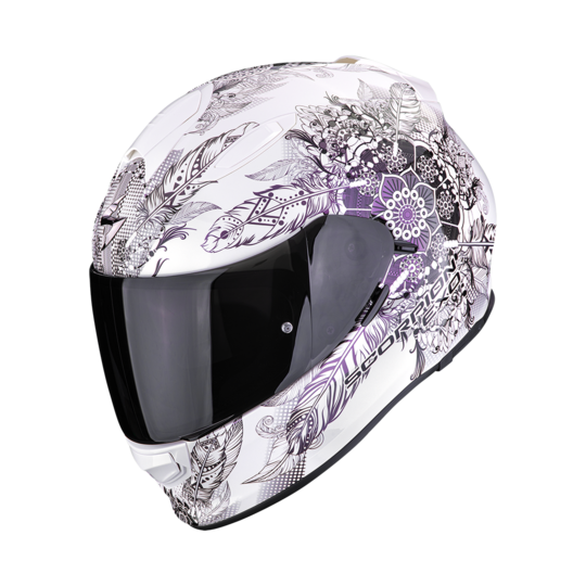 Scorpion prilba exo-491 - dream / white chameleon - A_scorpionEXO491_DREAM_WhiCha_getstung