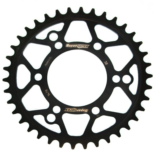 Reťazová rozeta SUPERSPROX RFE-1478:38-BLK čierna 38T, 520