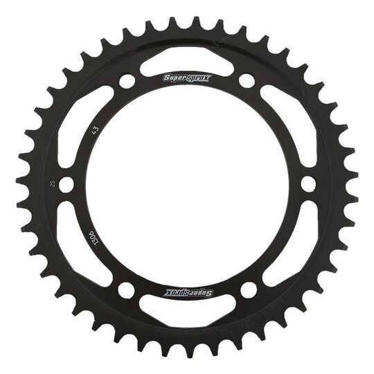 Reťazová rozeta SUPERSPROX RFE-1306:43-BLK čierna 43T, 530