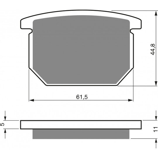 Brzdové obloženie GOLDFREN 138 S3