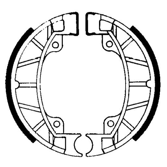 Brzdové čeľuste FERODO 225129191