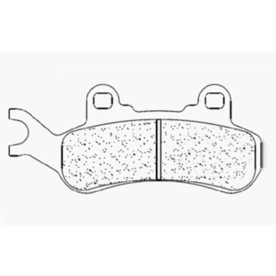 Brzdové obloženie CL BRAKES 1260 ATV1