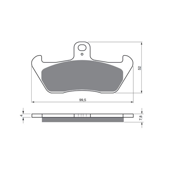 Brzdové obloženie GOLDFREN 089 K5