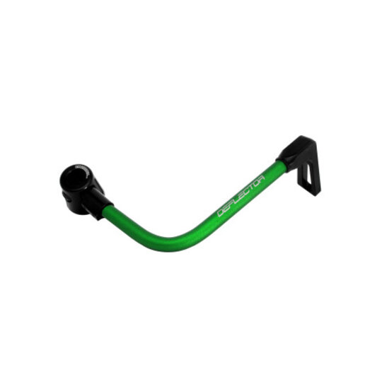 Lever guard ACCOSSATO with green hose and joint right, aluminium