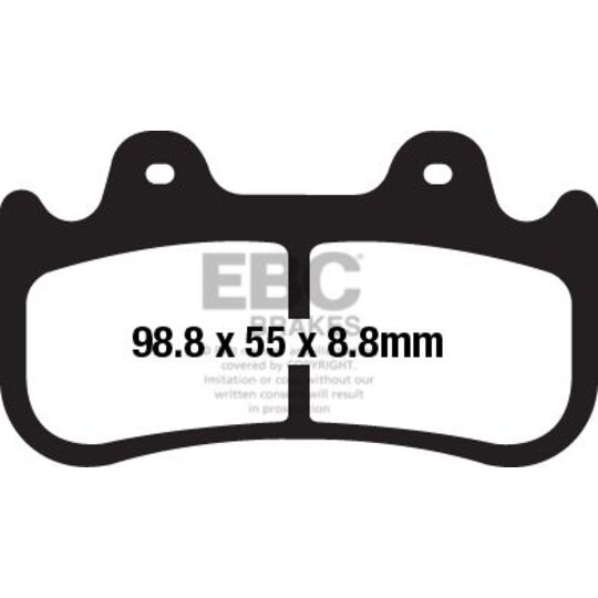 Brzdové obloženie EBC FA649HH