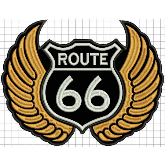 Nášivka Route krídla veľká (b