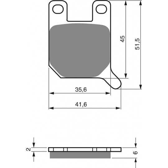 Brzdové obloženie GOLDFREN 008 K5