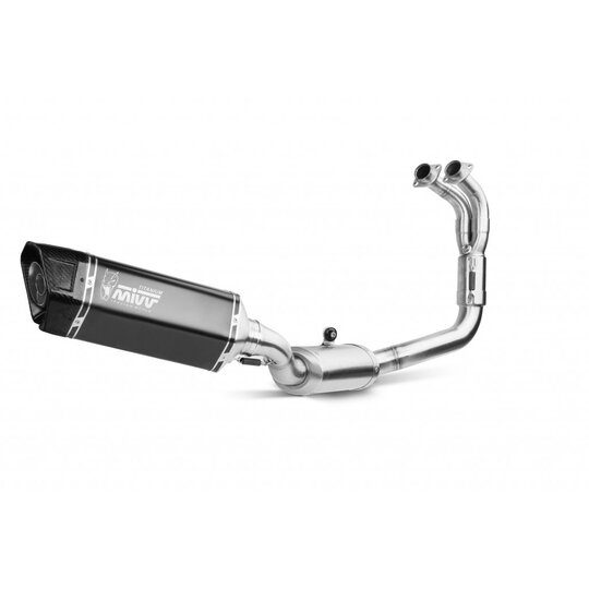 Výfuk kompletný 2x1 MIVV SR-1 Y.071.LR1T TITÁN