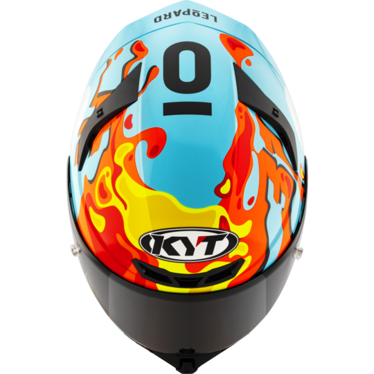 Kyt prilba tt-revo - leopard aragon - Y6TR0054-KYT TT-REVO LEOPARD REPLICA ARAGON  (1) (Medium)