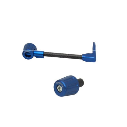 Lever guard ACCOSSATO with black hose and joint right, carbon