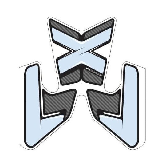 Tank pad PUIG SPECIFIC 9302C karbónový vzhľad s bočnou časťou