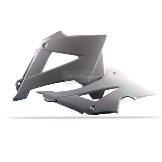 Spojler chladiča POLISPORT (pár) biela