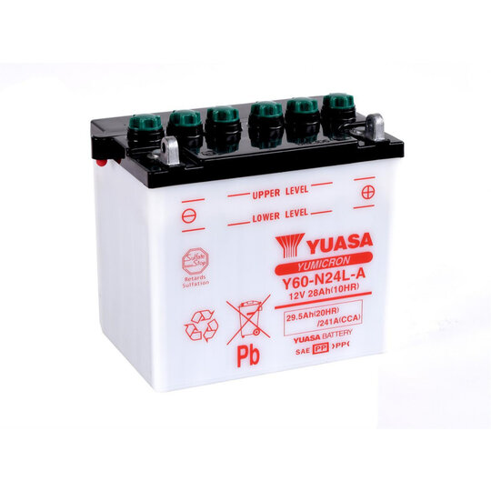 Yumicron battery NO ACID YUASA Y60-N24L-A