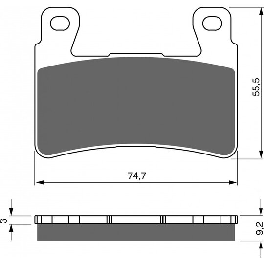 Brzdové obloženie GOLDFREN 279 S3