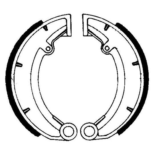 Brzdové čeľuste FERODO 225129122