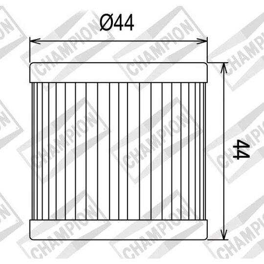 Olejový filter CHAMPION COF039 100609625