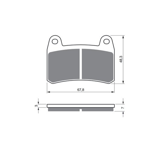 Brzdové obloženie GOLDFREN 361 AD