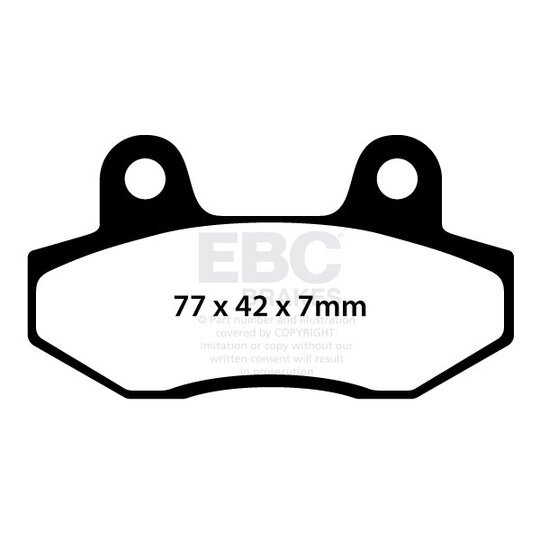 Brzdové obloženie EBC SFAC758