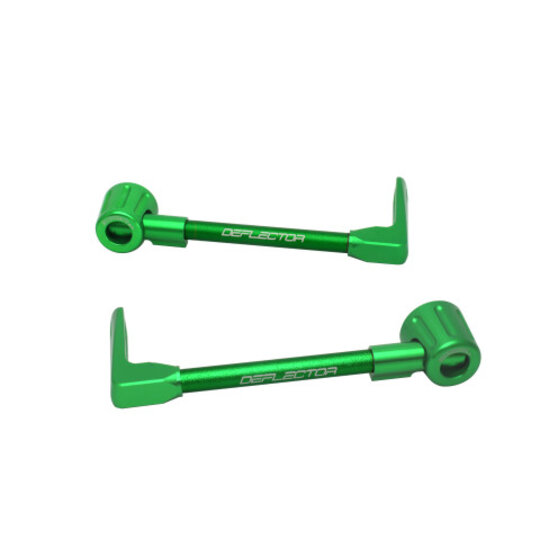 Lever guard ACCOSSATO with green hose and joint right + left , aluminium