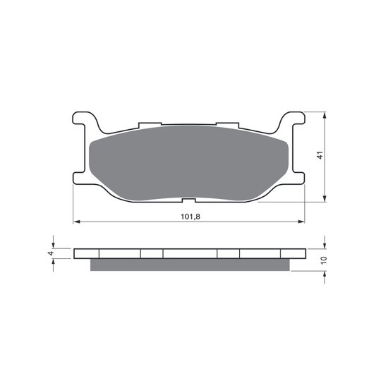 Brzdové obloženie GOLDFREN 048 AD