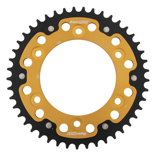 Reťazová rozeta SUPERSPROX STEALTH RST-301:45-GLD zlatá 45T, 520