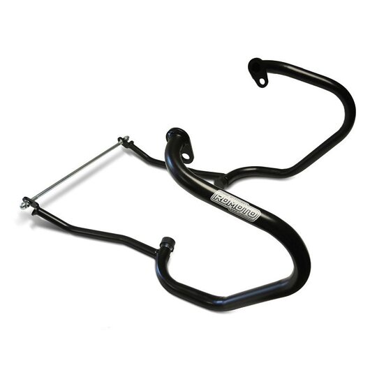 ochrana  motoru RDMOTO CF35KD matná čierna horná