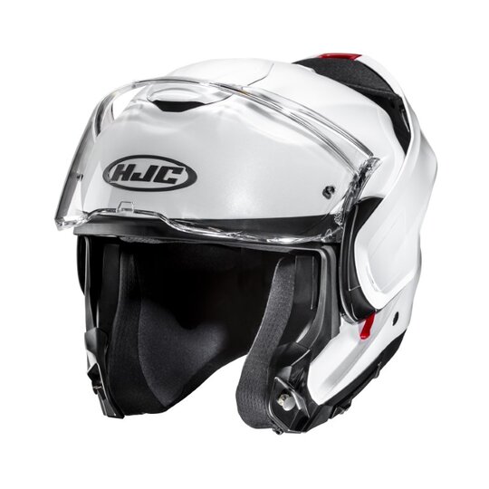 Hjc prilba f100 - hetal / mc10 - F100_SOLID_PEARL_WHITE_TECH_9 (Medium)