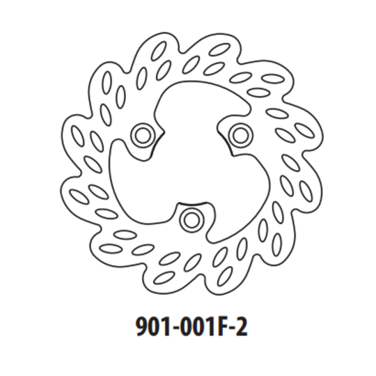 Brzdový kotúč GOLDFREN 901-001F-2 predné 190 mm