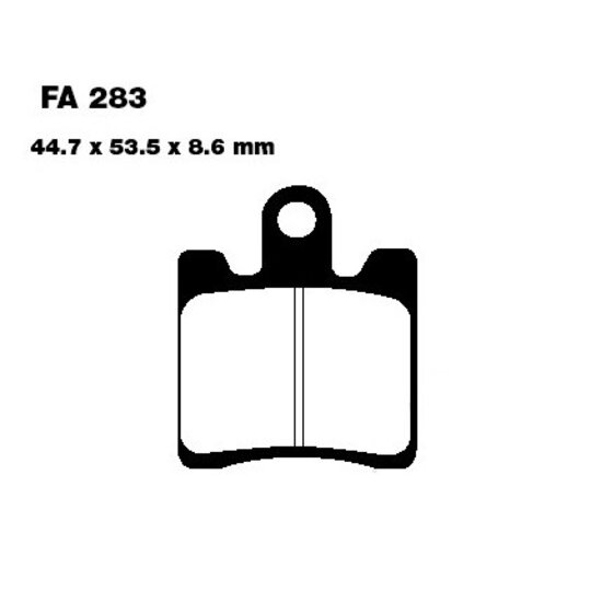 Brzdové obloženie EBC SFA283/4