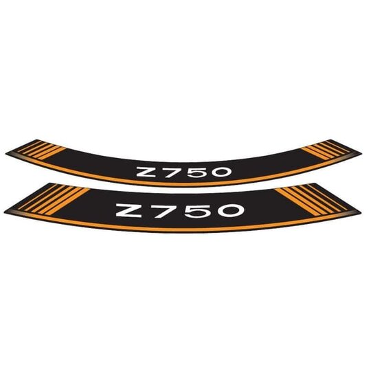 Linka na ráfik PUIG Z750 5545T oranžová linky na ráfik - sada 8ks