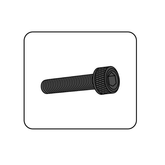 Skrutky PUIG ANODIZED 0346R červené M6 x 35 mm (6ks)