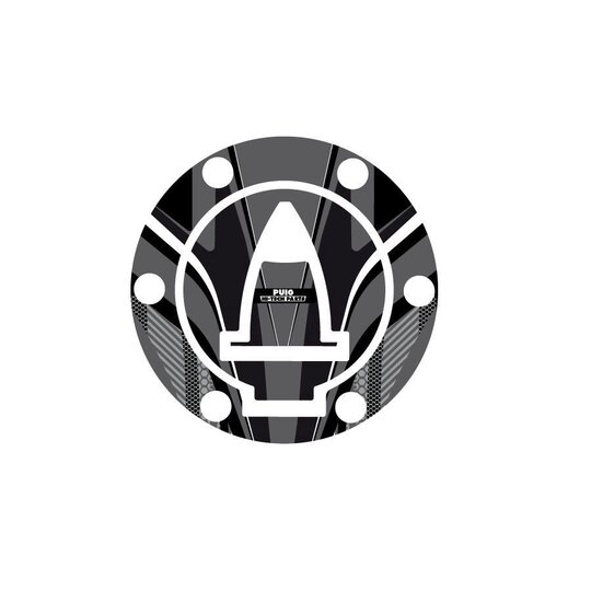 Ochranné nálepky na viečko nádrže PUIG RADIKAL 8263U sivá