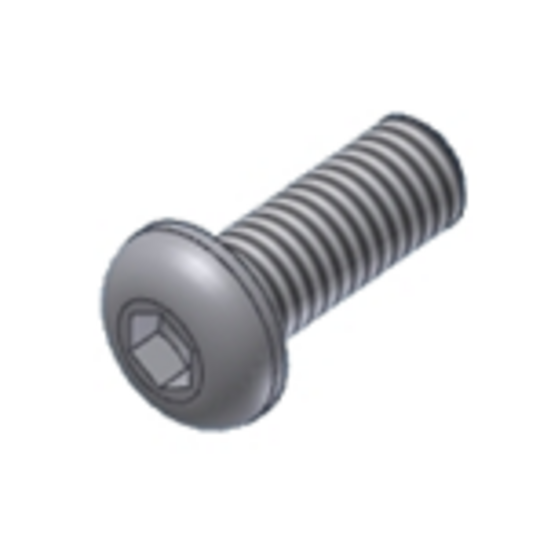 Skrutka MIVV 50.72.024.1 M6 X 12 (Gombík)