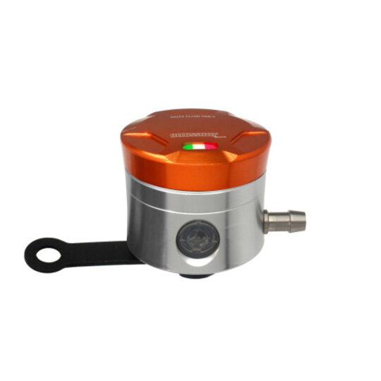 Nádržka na  brzdovú kvapalinu ACCOSSATO CNC-worked straight bracket included oranžová