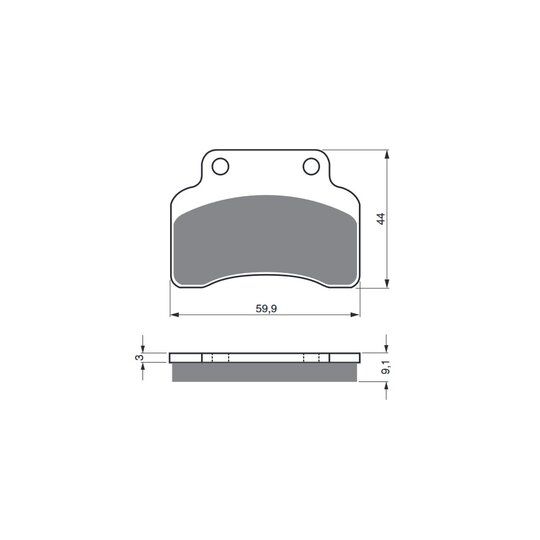 Brzdové obloženie GOLDFREN 136 S3