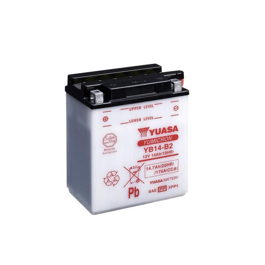 Yumicron battery NO ACID YUASA YB14-B2