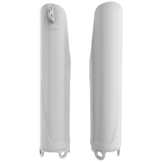 kryty  prednej vidlice POLISPORT (pár) biela