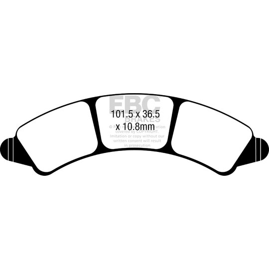 Brzdové obloženie EBC FA728R