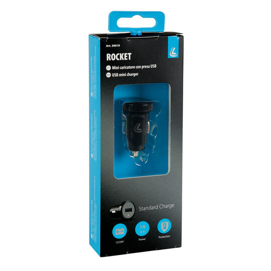 Lampa - redukcia rocket  - 12v usb - 39019-C-01