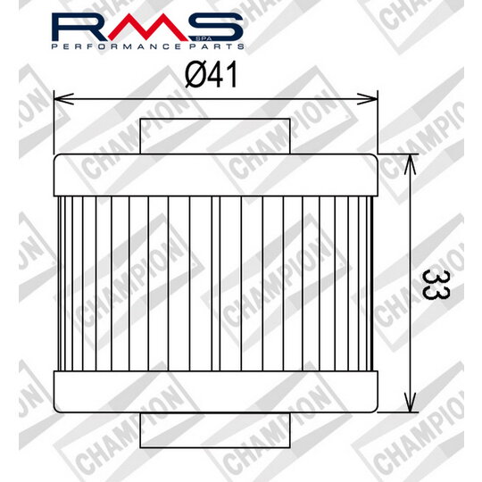 Olejový filter CHAMPION COF085 100609025