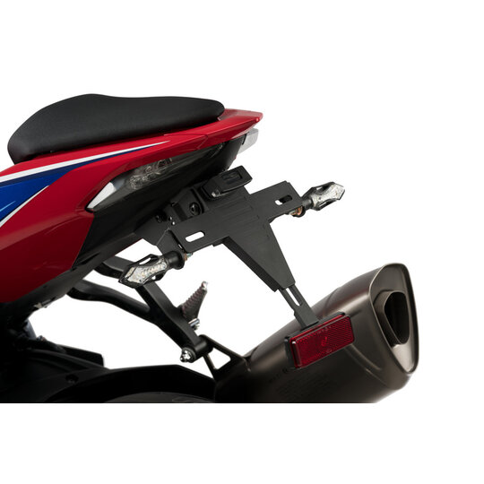 Nastaviteľný držiak ŠPZ PUIG 20489N čierna