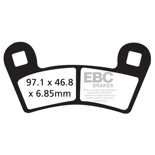 Brzdové obloženie EBC FA456TT