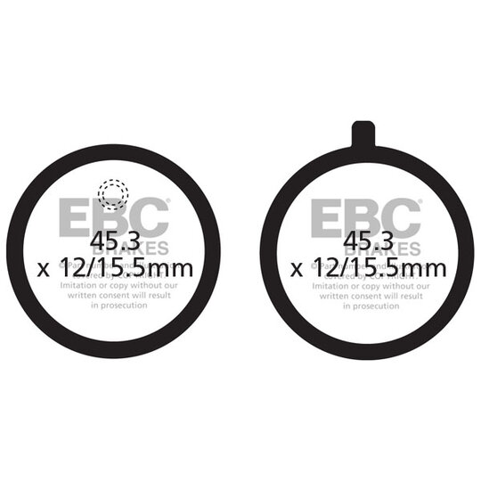 Brzdové obloženie EBC FA028