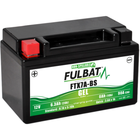 Gelový akumulátor FULBAT FTX7A-BS GEL (YTX7A-BS GEL)