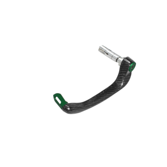 Lever guard ACCOSSATO with green eyelet and insert left, carbon