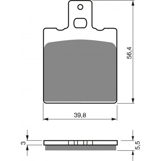 Brzdové obloženie GOLDFREN 083 S3