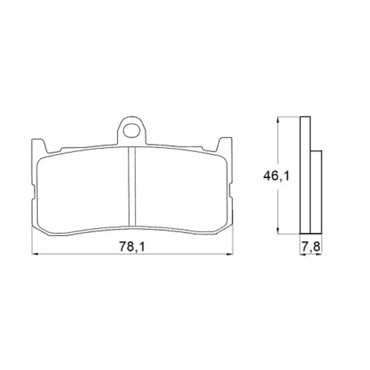 Brzdové obloženie ACCOSSATO AGPA138 EV2