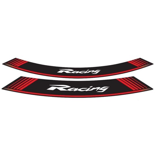 Linka na ráfik PUIG RACING 5531R červené linky na ráfik - sada 8ks